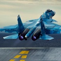 Взлёт Су-33 с «Кузнецова»